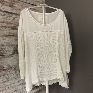 Anthropologie top with a great fit and design!